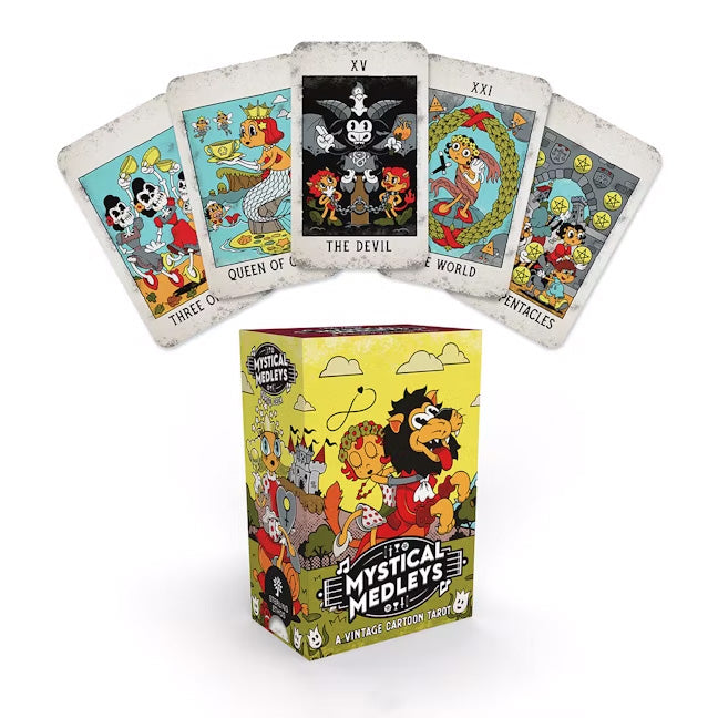 Mystical Medleys: A Vintage Cartoon Tarot Deck