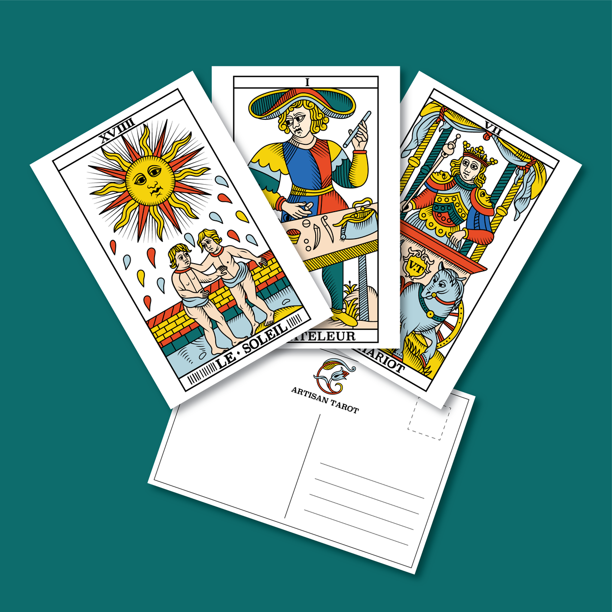 Nicolas Conver Postcard Set by Krisztina Kondor