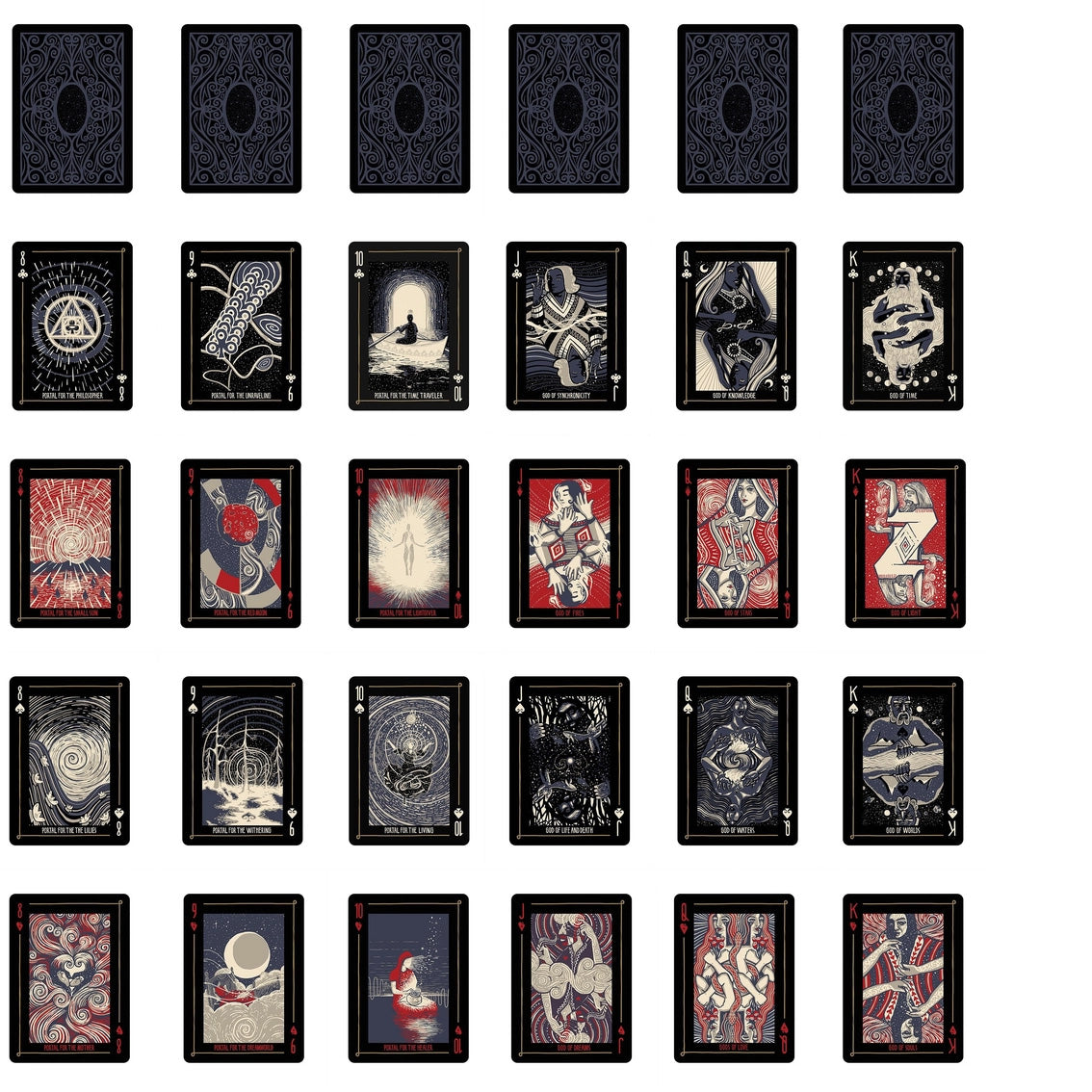Open Portals (Darkside Version) Poker Deck