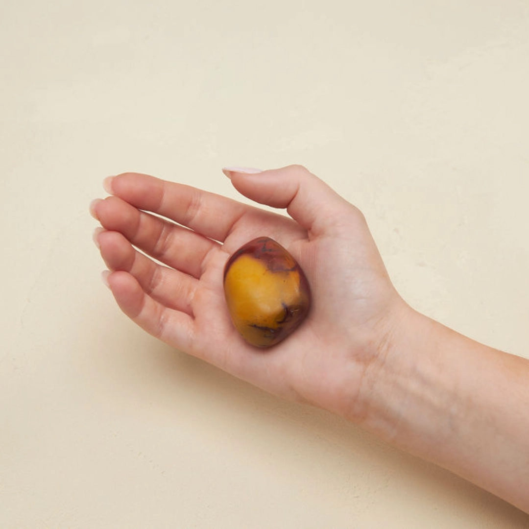 Palm Stone - Mookaite Jasper