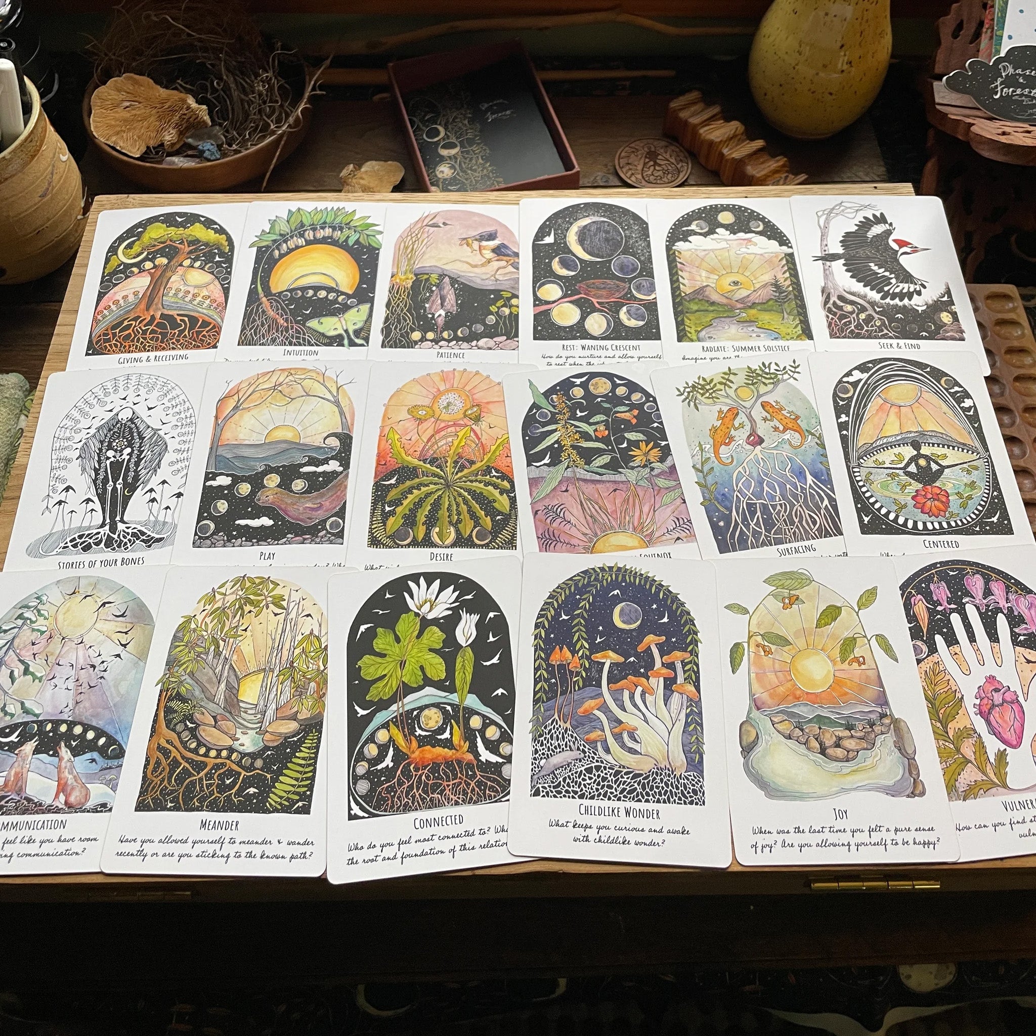 Phases and Forests Oracle Deck