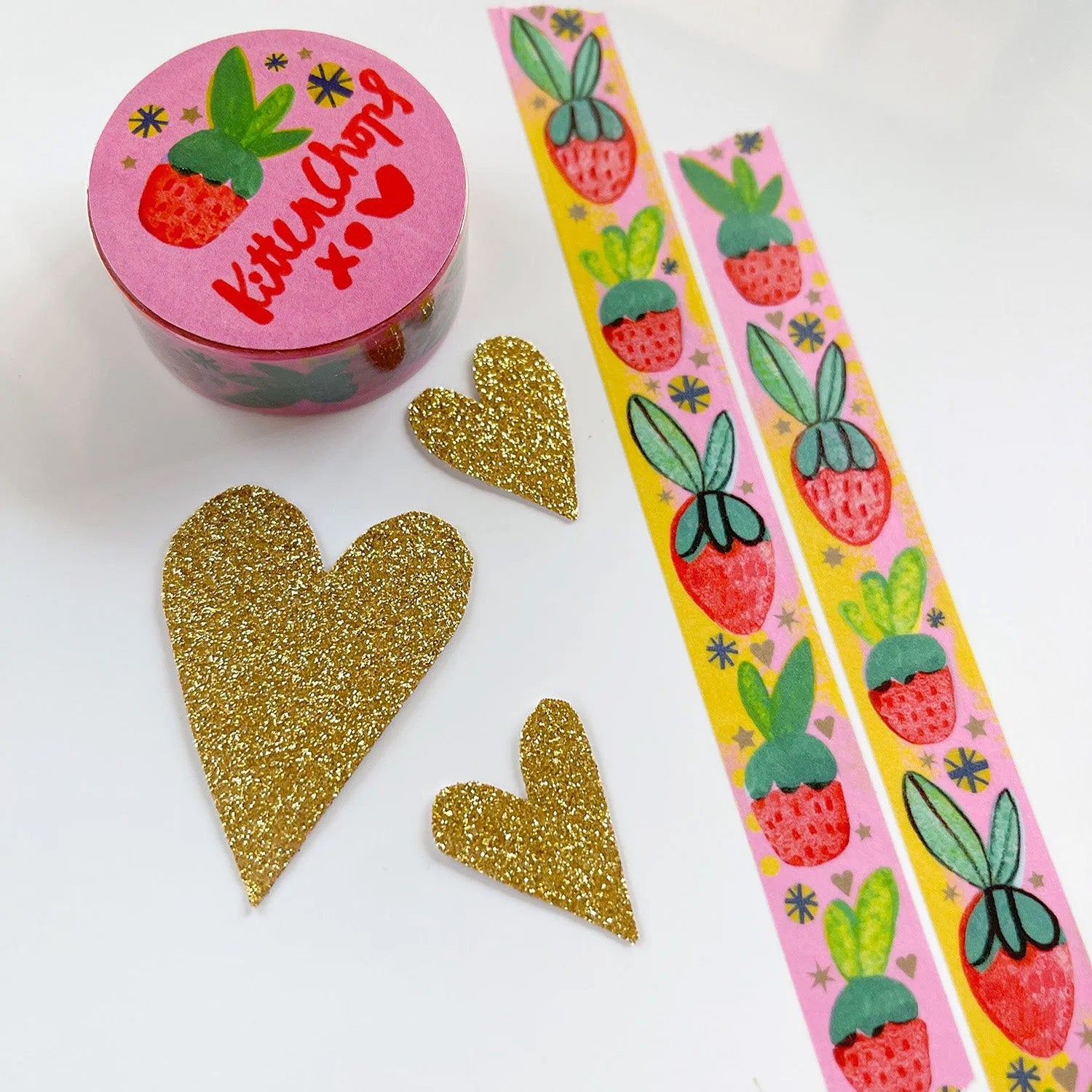 Strawberry Pink Lemonade Washi Tape