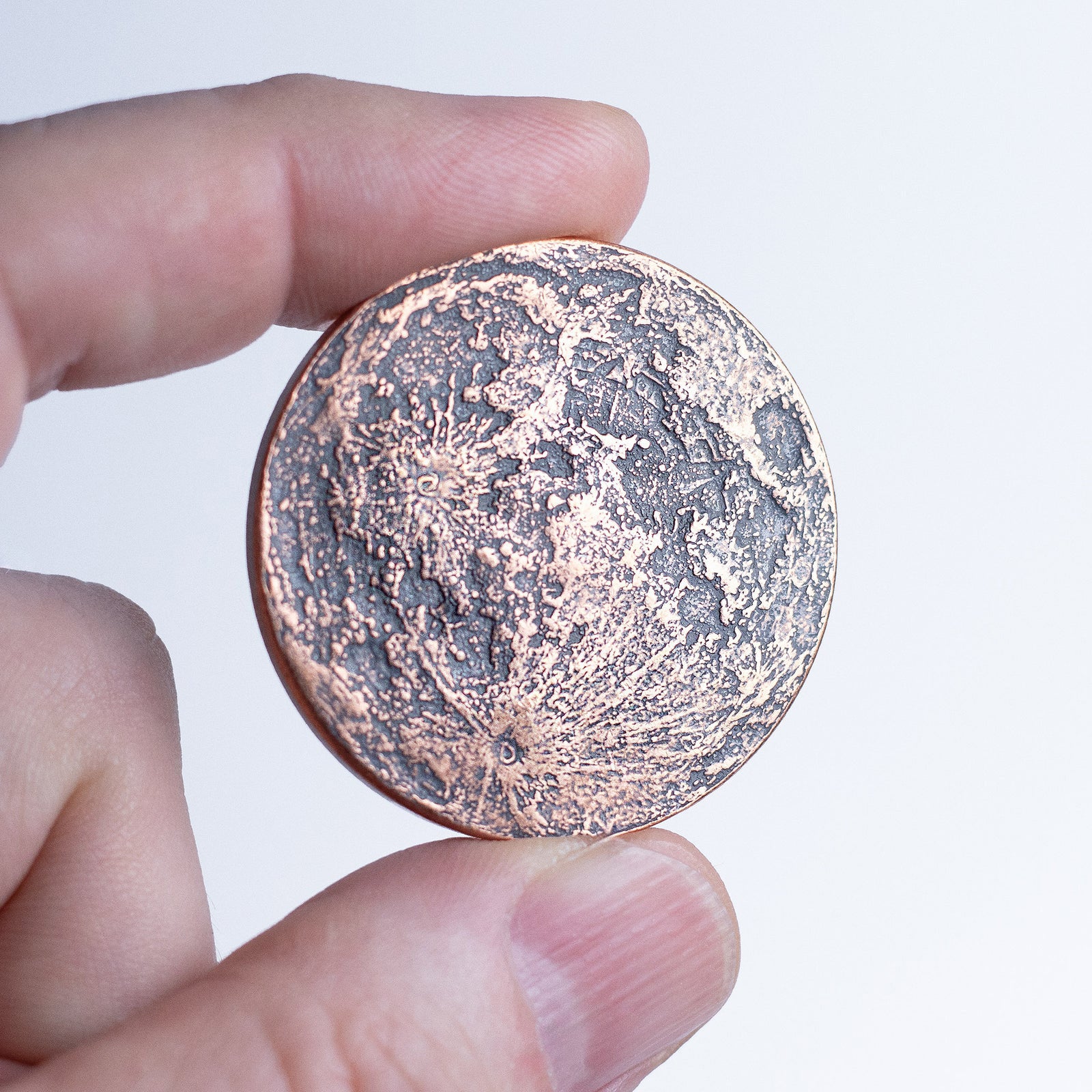Super Blood Moon Copper Coin - 1.5 inches
