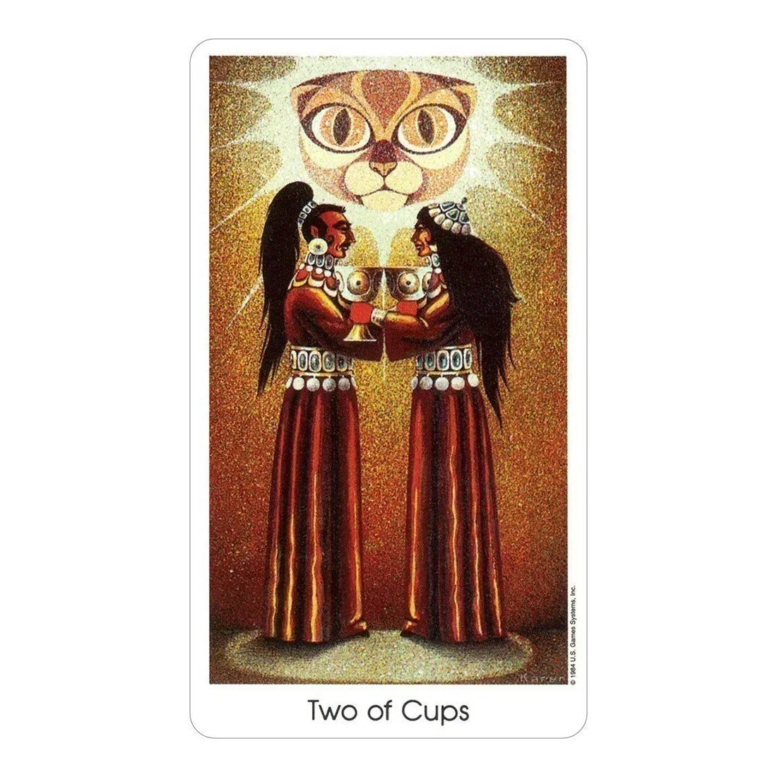 US Games Tarocchi Dei Gatti (Tarot Of The Cat People) | Mazzo Con Illustrazioni E Tema Felino
