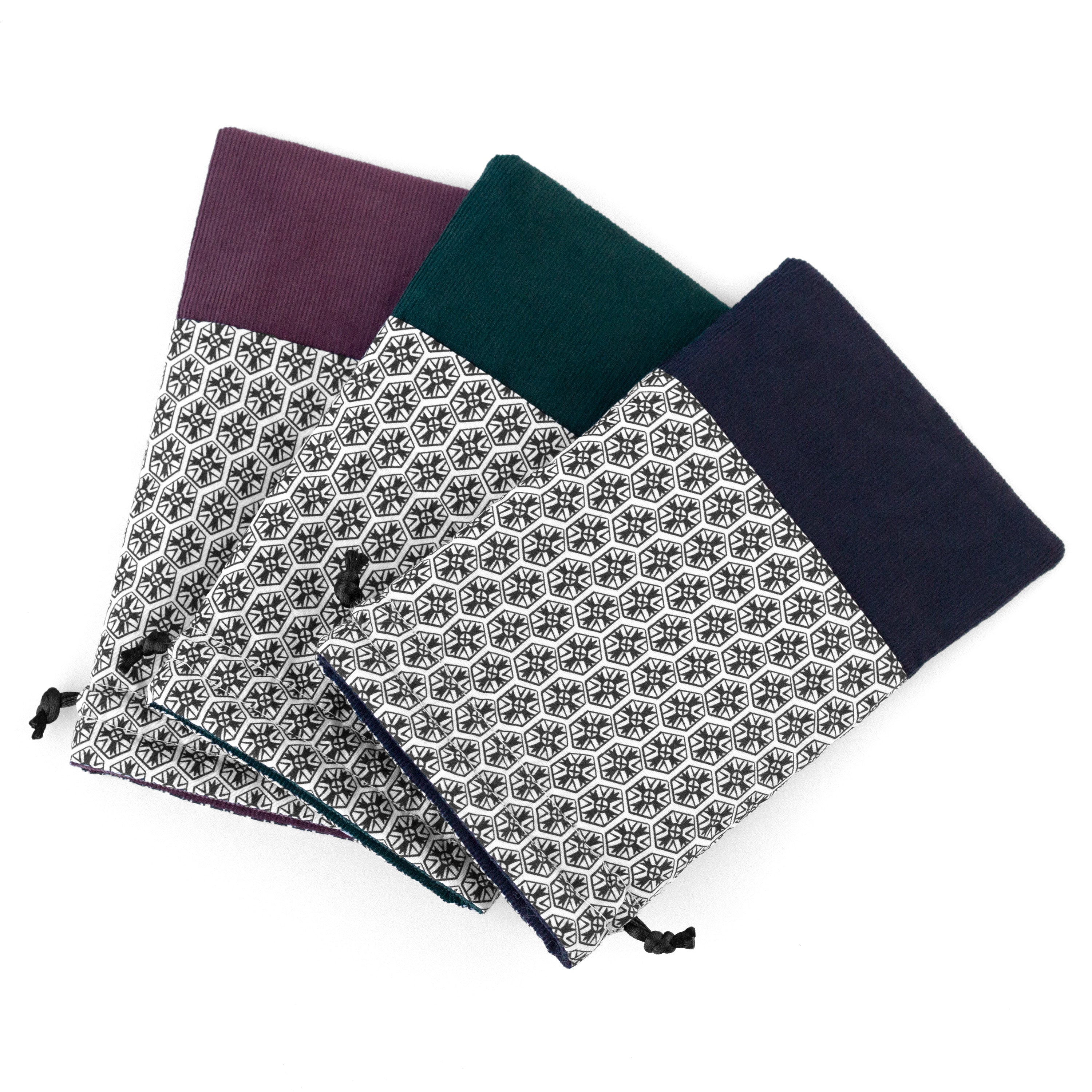 Corduroy Tarot Size Drawstring Bag
