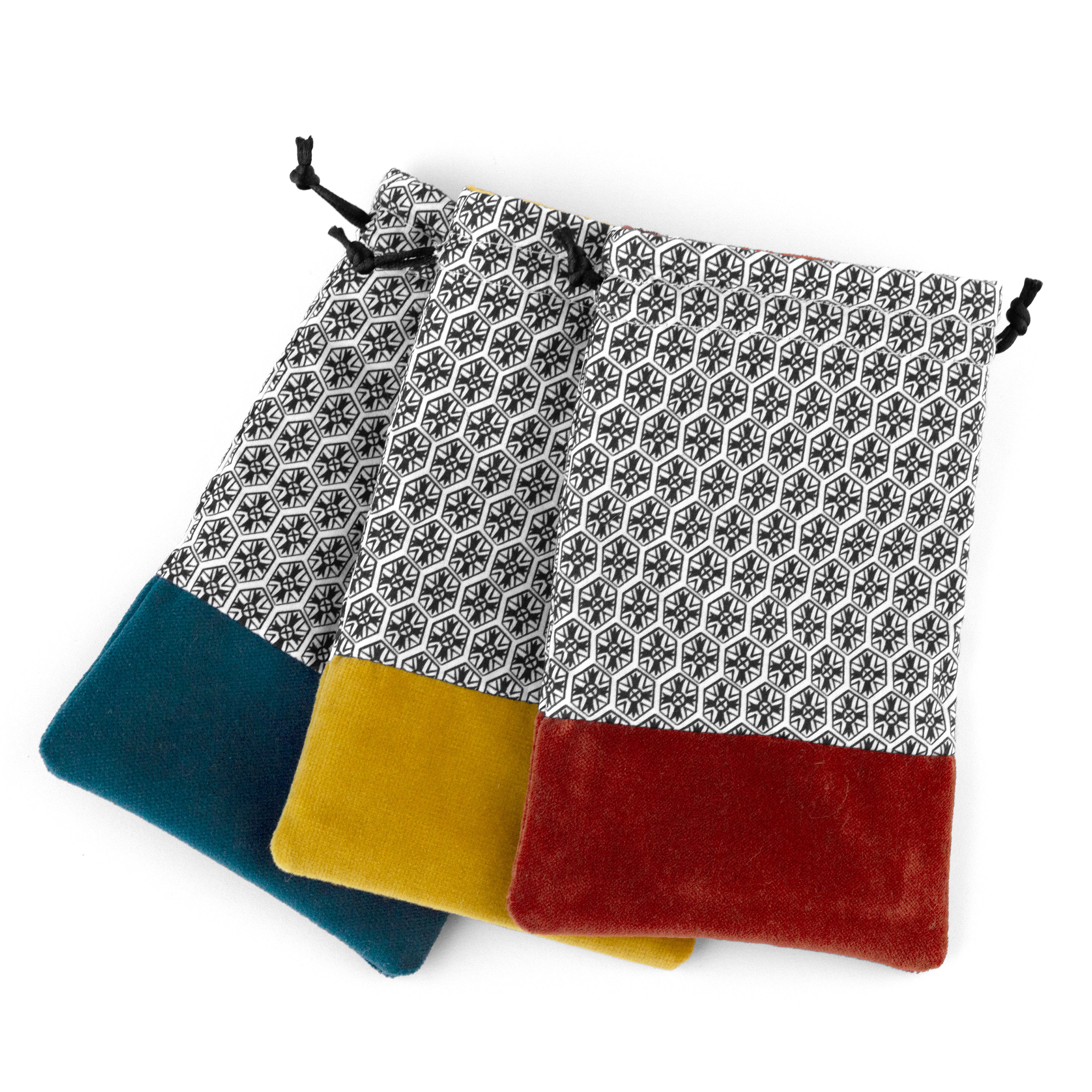 Velvet Tarot Size Drawstring Bag