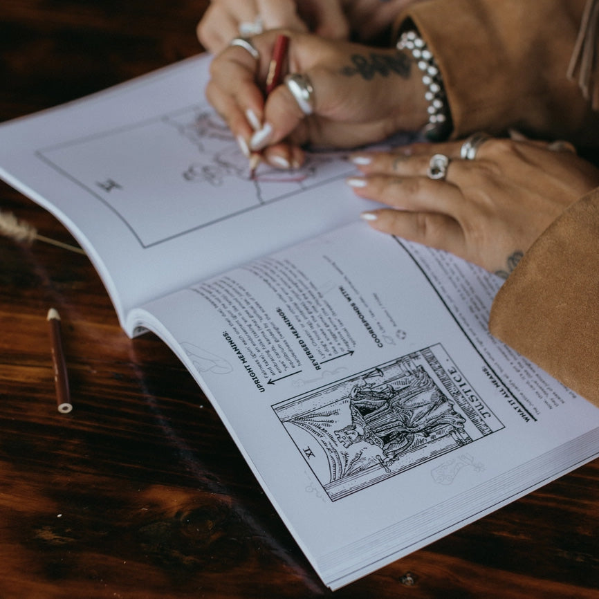 The Honky Tonk Tarot Coloring Book