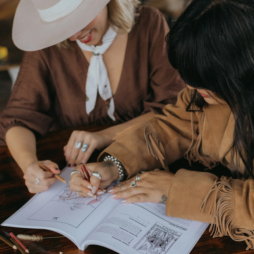 The Honky Tonk Tarot Coloring Book
