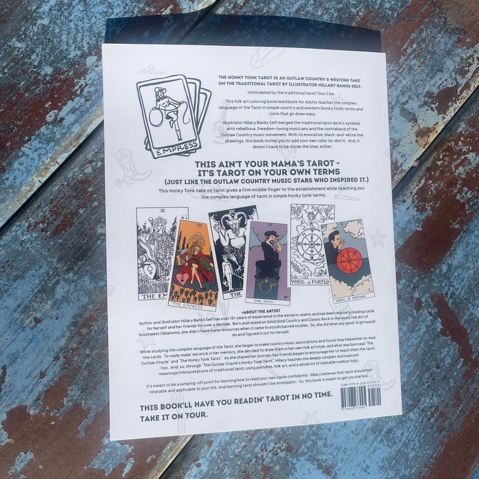 The Honky Tonk Tarot Coloring Book