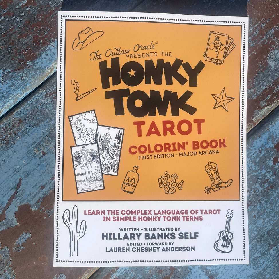 The Honky Tonk Tarot Coloring Book
