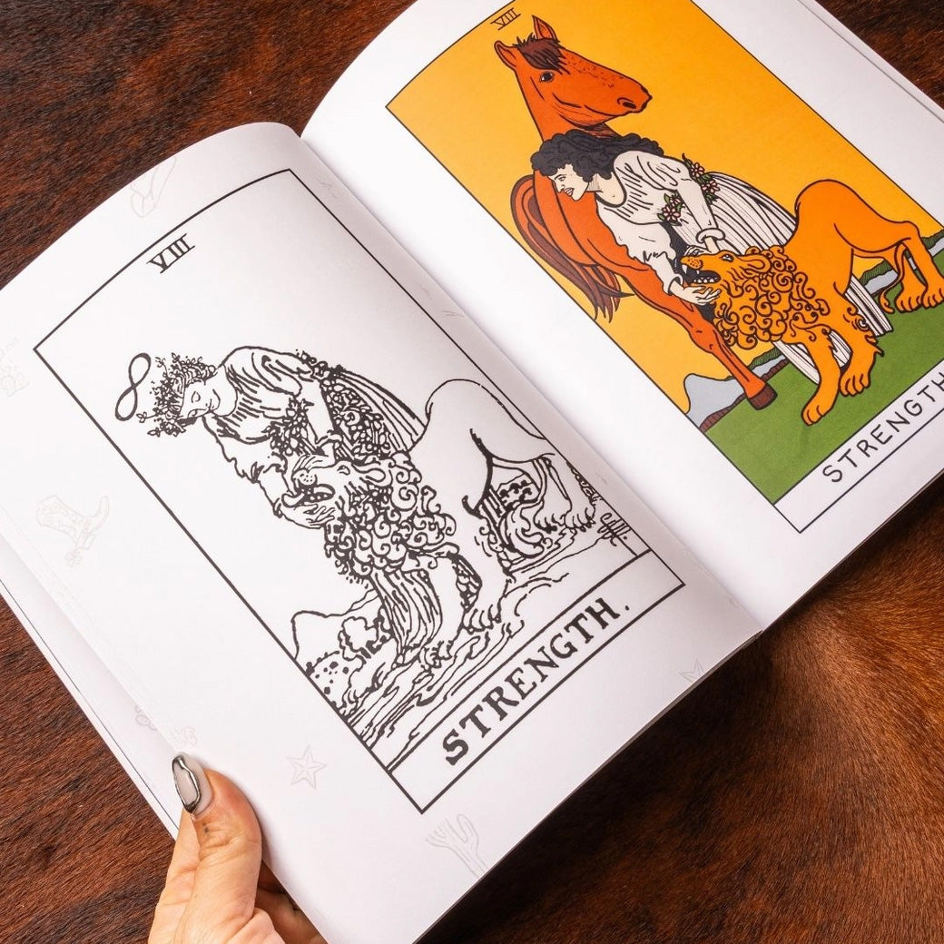 The Honky Tonk Tarot Coloring Book