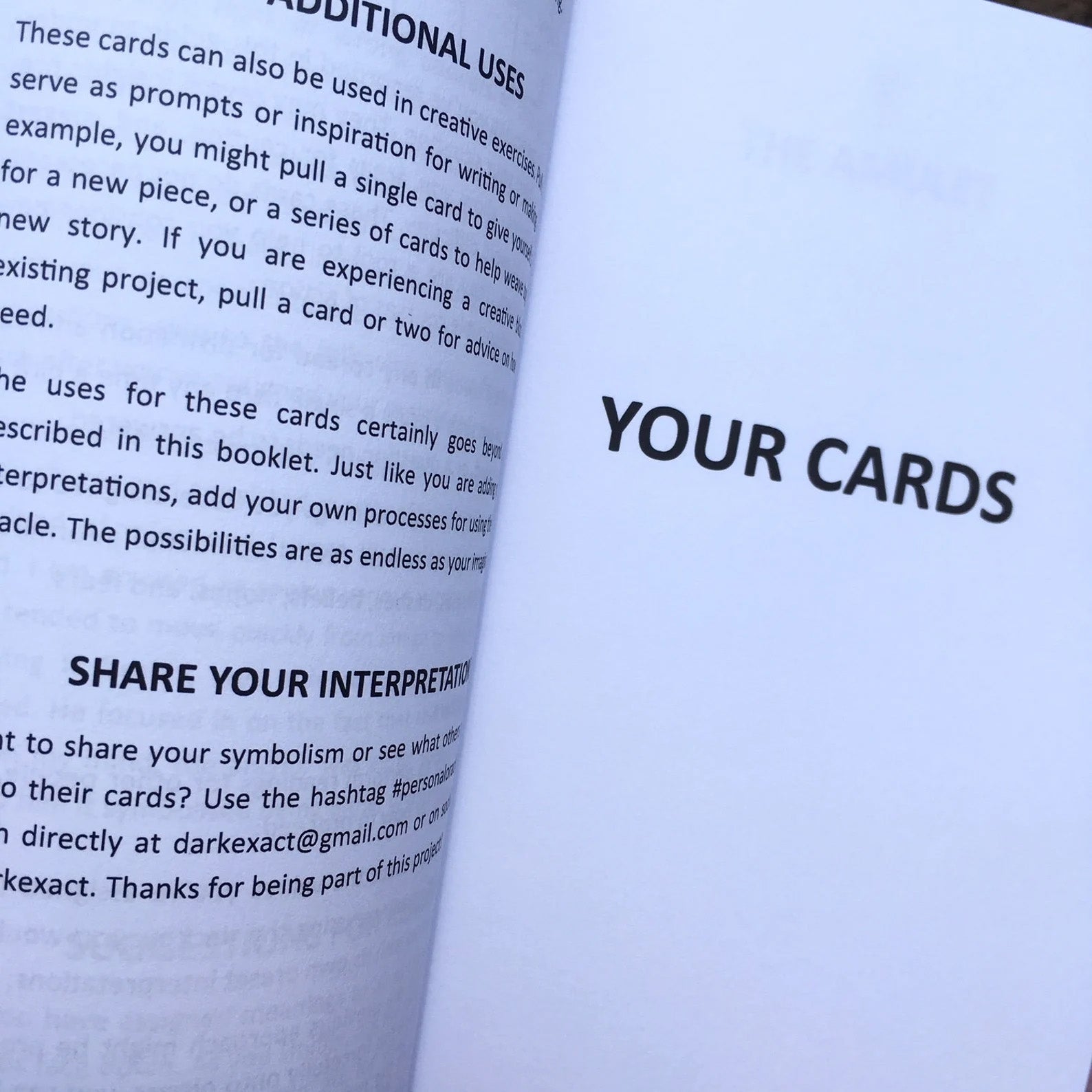 The Personal Oracle Deck and Book Set