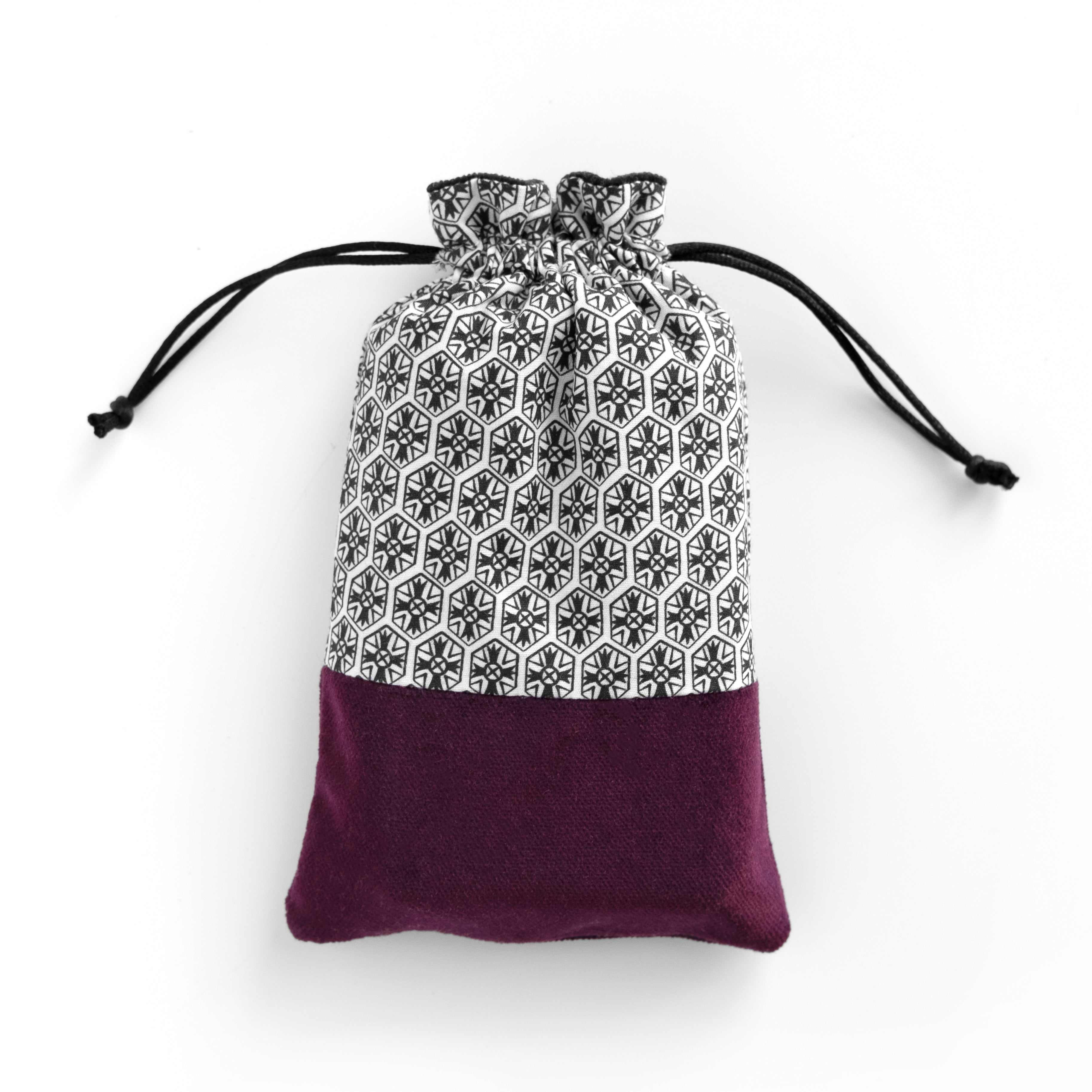 Velvet Tarot Size Drawstring Bag