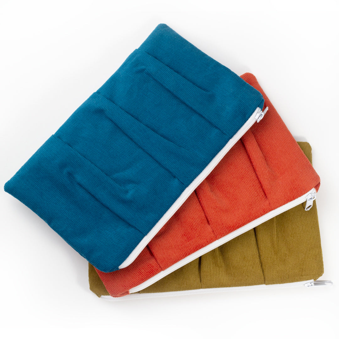 Wrinkled Corduroy Pouch